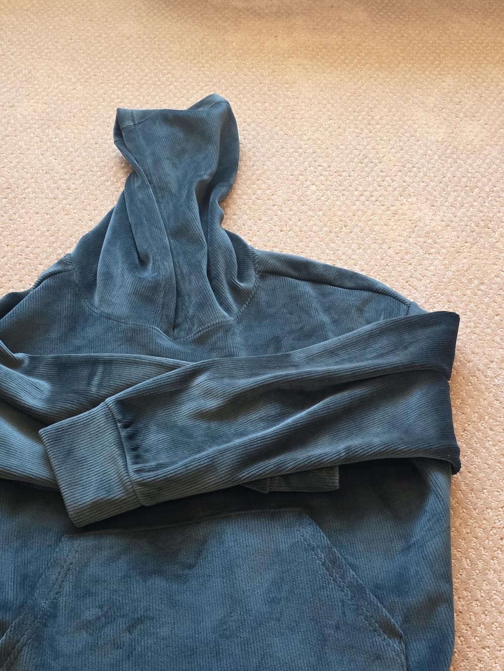 Kyodan Velour Hoodie in Teal
